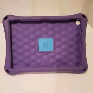 Shock Absorption Tablet Cover/Stand Holds 7" Tablet Purple Kid Friendly Light